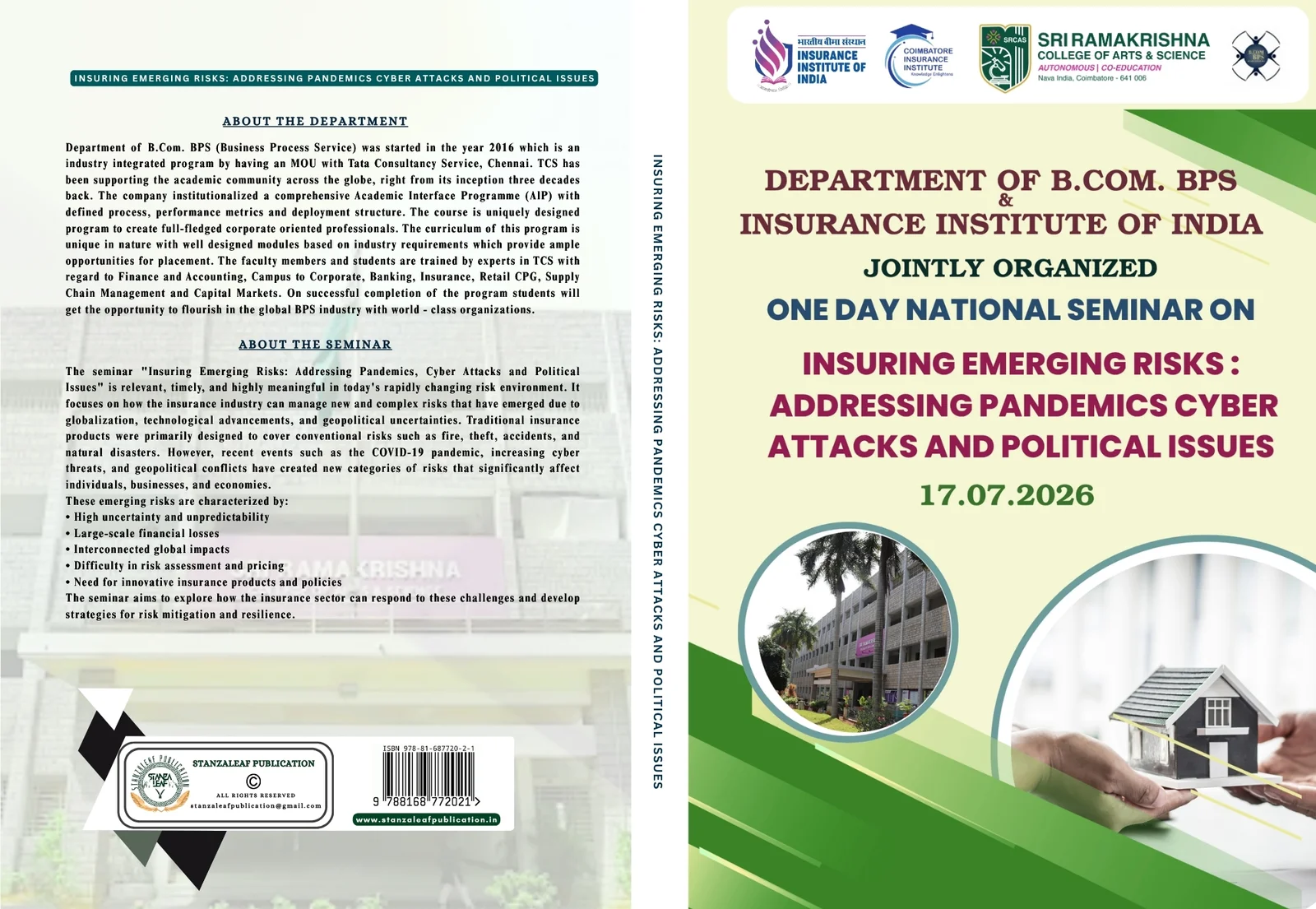 INSURING EMERGING RISKS ADDRESSING PANDEMICS CYBER ATTACKS AND POLITICAL ISSUES
